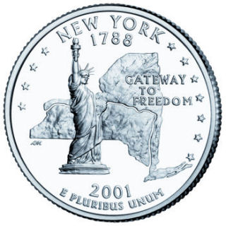 2001 - New York State Quarter (D) - Click Image to Close